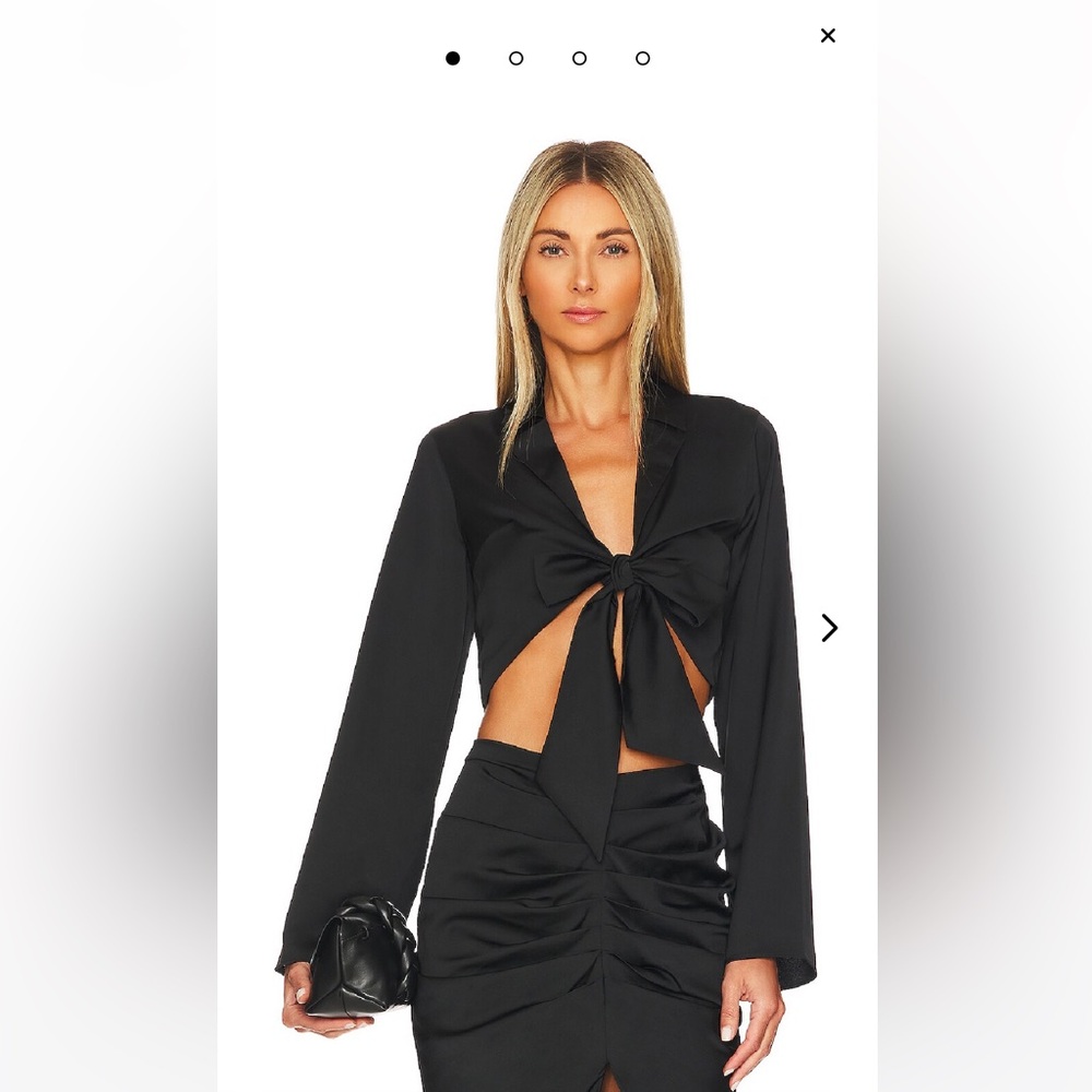 Lovers & Friends Black Gianne Blouse Size XS
